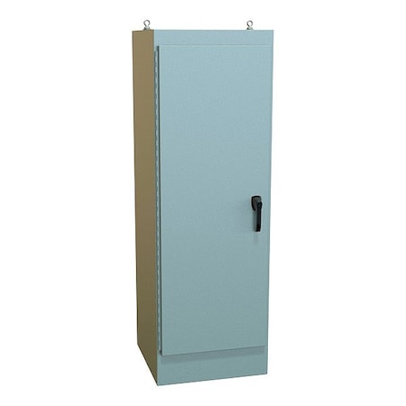 Hammond Handle Electrical Enclosure, 72 in H, 24 in D, 24 in W, 12, Steel 1418WD24