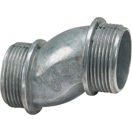 Halex 2'' Rigid Die-Cast Zinc Offset Nipple 4020