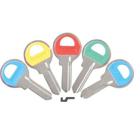 Ilco Master All 1 Color Coated Padlock Key M1P / M1-PC, 5PK IAK00001832