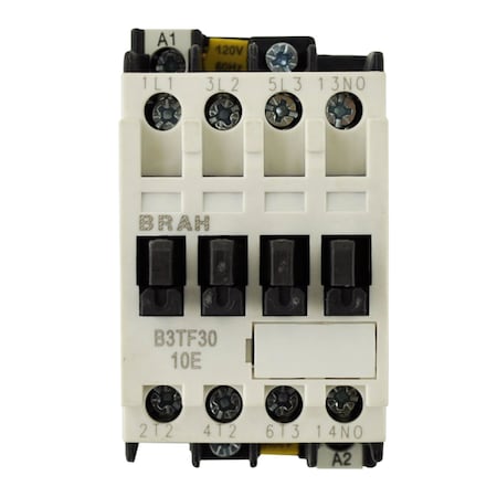 Brah Electric , Replacement 9A 600V 3P with 480VAC Coil for World Series Contactor 3TF3010-0AV0 B3TF3010-0AV0