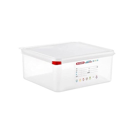 Araven Food Pan With Airtight Lid 2/3 Size 6" D 00470