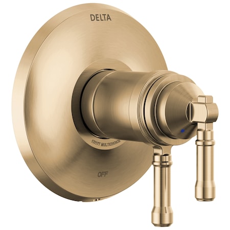 Delta Broderick 17T Series Valve Only Tim In Lumicoat Champagne Bronze T17T084-CZ-PR
