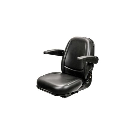 Uni Pro 450 Seat Top Assembly, Black Vinyl 8561