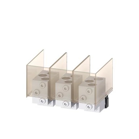Siemens circular conduc. terminal TA6.1 3 x 500.750 kcmil for 3 cables 3 units 3VA9773-0JJ34