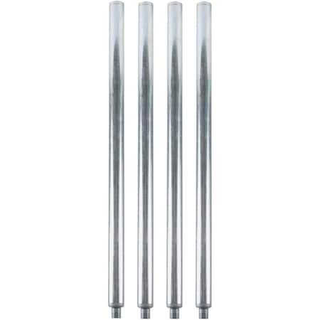 Amgood Galvanized Steel Legs for Work Tables.  33 in. Legs, 4PK GS LEG-33-4PK-Z