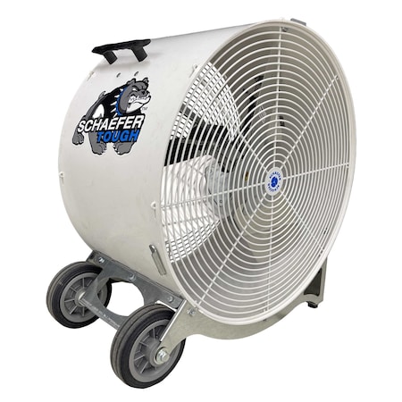 Schaefer CirculatingFan, 24inDia, White, Mobile VKM24-O