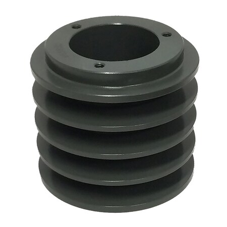 B&B Manufacturing Bushing 4 Groove V-Belt Pulley 6.15 inch OD 4B58SD