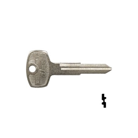 Ilco Unican Datsun Key Blank Subaru DA23, 10PK X115