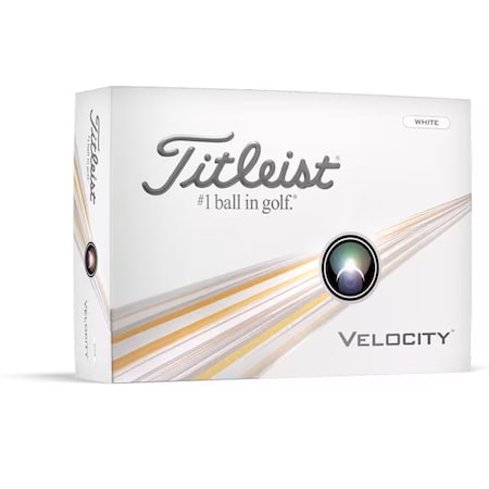 Titleist Velocity White 2024 Golf Balls - 1 Dozen T8026S-2
