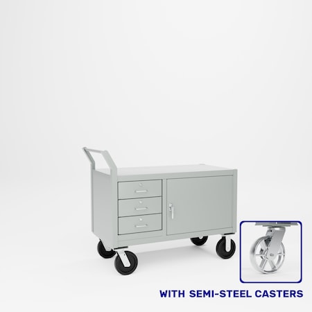 Pucel Mobile Maintenance Centers, 48 in W x 33 in H x 24 in D, Red MDD-2448-8S