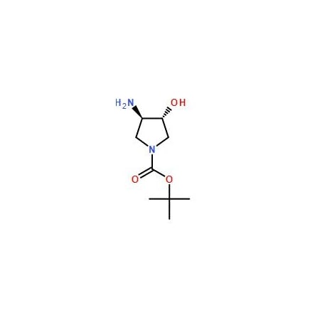 Ak Scientific Trans-3-Amino-1-boc-4-hydroxypyrrolidine (250mg), CAS 148214-90-8 V3400-250mg