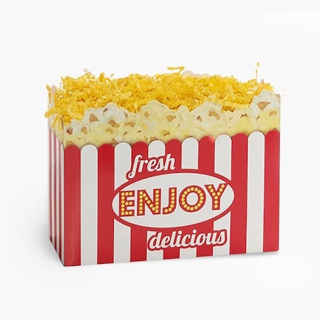Nashville Wraps Fresh Popcorn Basket Box, Large 10.25x6x7.5, 6PK FPL