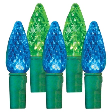 Hometown Holidays Light Spool, 144 012 amps W, 210Lamp, LED Lamp, BlueGreen Lamp 2360-45/U17E115D