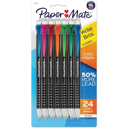 Paper Mate 0.7mm Mechanical Pencils, 0.7 mm Lead, Assorted Barrel, 3PK 2171181