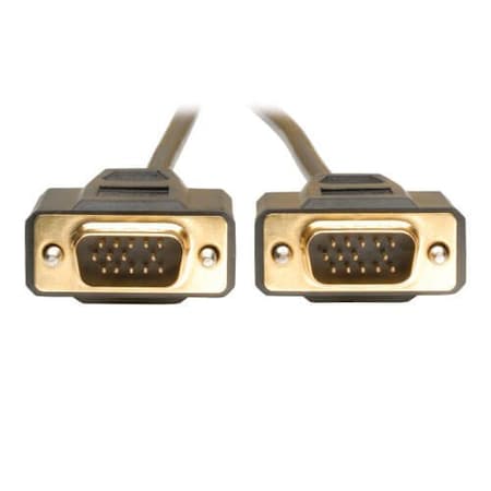 Tripp Lite 10-ft. VGA Monitor Replacement Cable HD15M to HD15M Gold Connectors P512-010