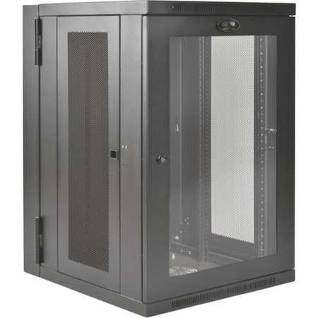 Tripp Lite SRW18USDPG 18U Wall Mount Rack Enclosure Cabinet Hinged Deep Acryllic Window TRL-SRW18USDPG