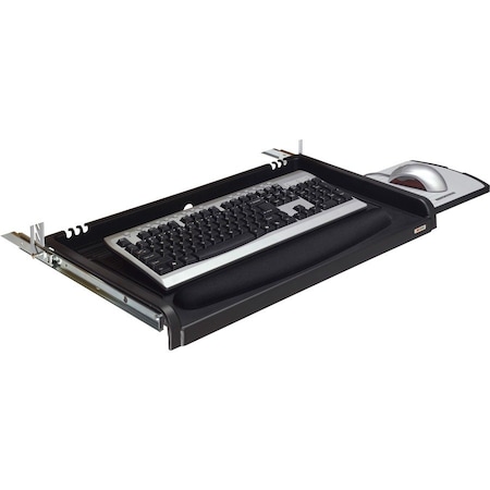 3M Keyboard Tray, 25 in W, Black KD45