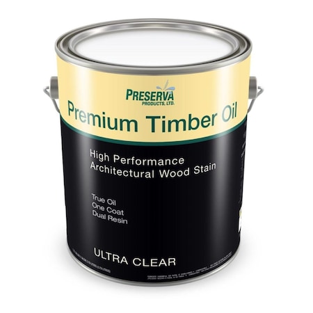 Preserva Wood Premium Transparent Matte Ultra Clear Oil-Based Alkyd Penetrating Timber Oil 1 gal 70101