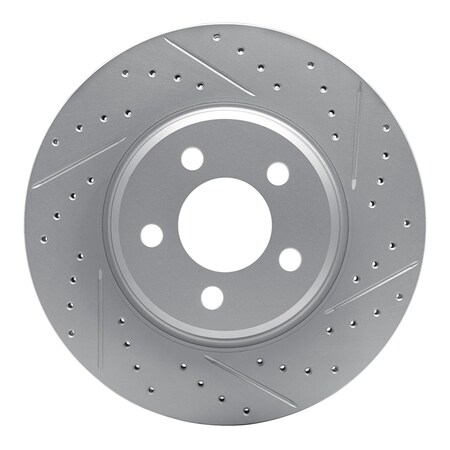 Dynamic Friction Co DFC Geoperformance Rotor - Drilled and Slotted 830-39015R