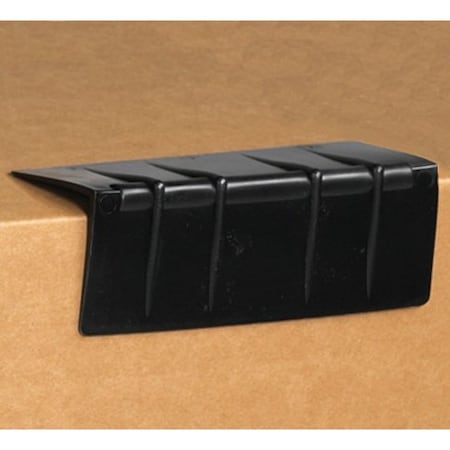 Partners Brand Plastic Strap Guards, 5 1/4" x 2", Black, PK250 SPP512