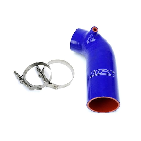 Hps Performance High Temp Reinforced Silicone Air Intake Hose Kit, Blue, 57-1596-BLUE