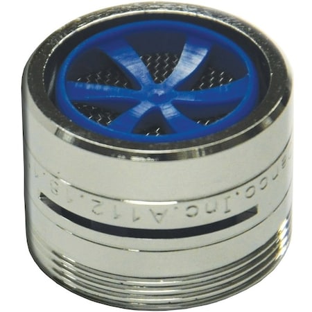 Danco Faucet Aerator, 151627 x 556427 Male x Female Thread, Brass, Chrome Plated, 15 gpm 10489