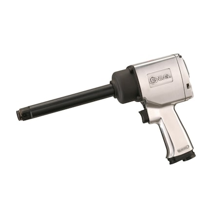 Genius Tools 3/4in Dr. Super Duty 6in extended-anvil Lightweight Air Impact Wrench 600856