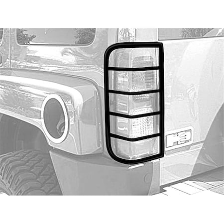 Green Arrow Equipment Tail Light Guard Hummer, Black GR3639245