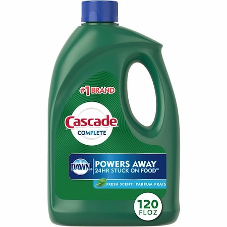Cascade Dishwasher Detergent, Bottle, 120 oz, PK4 53987