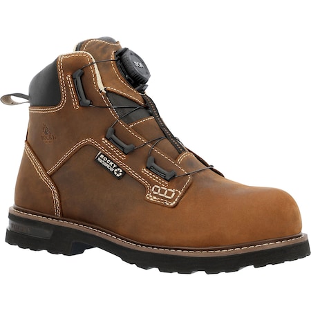 Rocky GRINDSTONE XTR, Men's 6 in Nano Composite Toe Toe Work Boot, Crazy Horse, 9, W, RKK0493 RKK0493