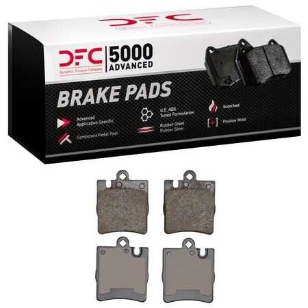 Dynamic Friction Co DFC 5000 Advanced Brake Pads - Low Metallic 1551-0876-00