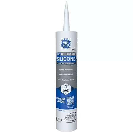 Shur-Line 10.1 Oz GE 2795576 Clear Silicone 1 All Purpose Window and Door Sealant 06020