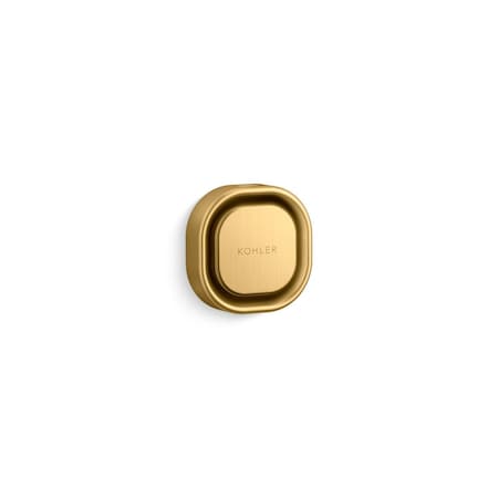 Invigoration Series Square steam head Vibrant Brushed Moderne Brass