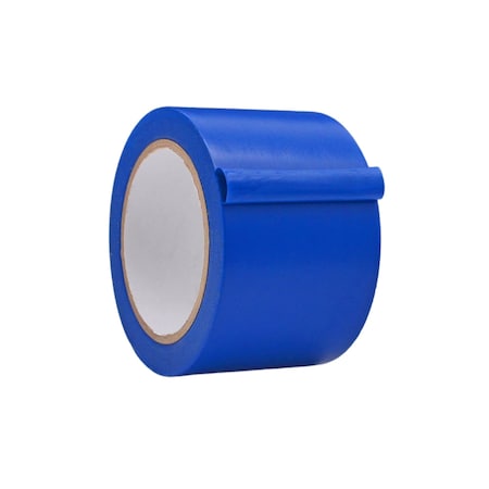 PVC, Dark Blue, 4 inch W., 36 yards L., 5 mil Thickness, 12 PK