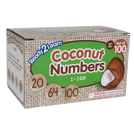 Ready 2 Learn Coconut Numbers, Large, 1-100, 100-Piece Set CE10007