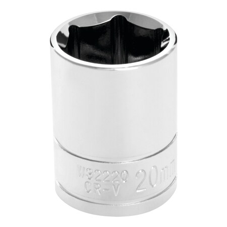 Performance Tool 1/2 In Dr. Socket 20Mm, W32220 W32220