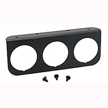 Auto Meter 2238 Black Aluminum Gauge Panel 3 Hole A48-2238