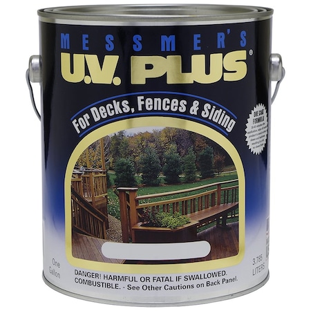 U.V. Plus 1 Gal MS-612-1 Lakeside Brown Oil-Based Semi-Transparent Stain MS-612