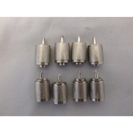 Bandit Workman UHF Pl259 Screw On Rg58 Coaxial End Connector AMP-PL-58SS