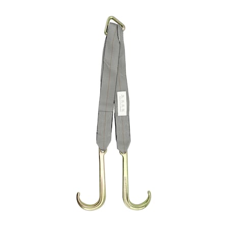 Mytee Products V Bridle Strap 3in x 24in w/ 15in J Hooks VStrap0324J