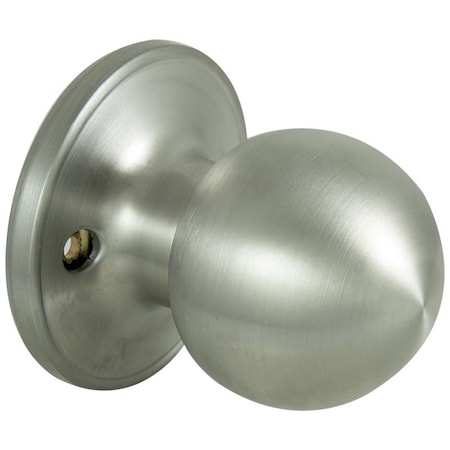 Prosource Dummy Knob, T3 Design, 1-3/8 to 1-3/4 in Thick Door, Stainless Steel, 65.7 mm Rose/Base T3640V-PS