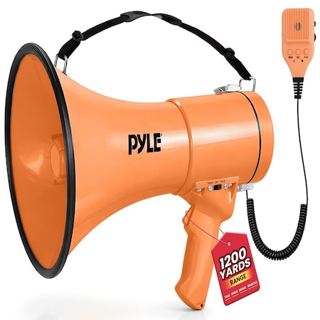 Pyle 50W Megaphone Bullhorn PMPRA514OR