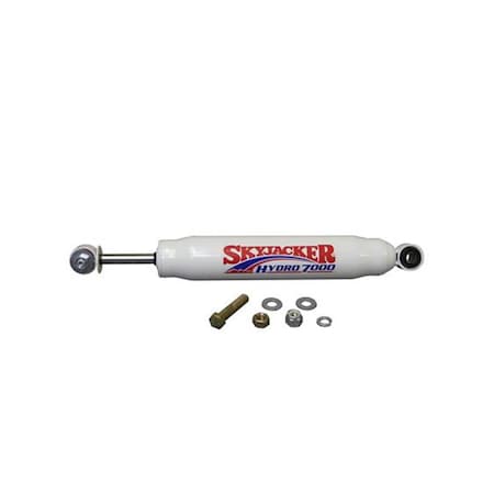 Skyjacker 7099 Heavy Duty Oem Steering Stabilizer- White With Red Boot S97-7099