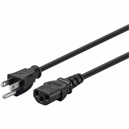 Monoprice Power Cord - NEMA 5-15P to IEC 60320 C13_ 18AWG_ 10A/1250W_ 125V_ 3-Pr 39782