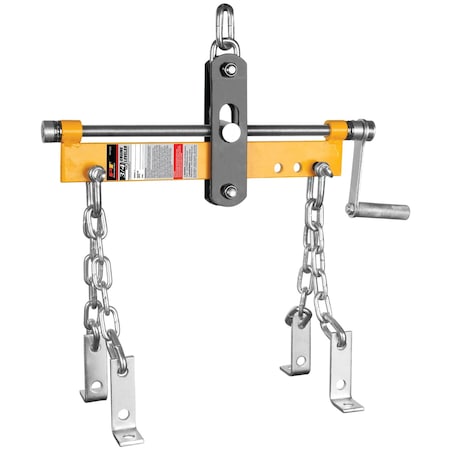 Performance Tool 3/4 Ton Engine Leveler, Steel Construction, Crank Handle, Adjustable W41036