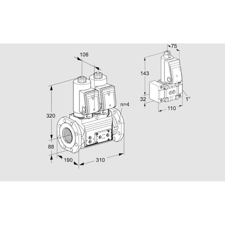 Honeywell Kromschroder Solenoid Gas Safety Valve – Class A, 500 mbar, IP65, EN 161 Certified KS88205246