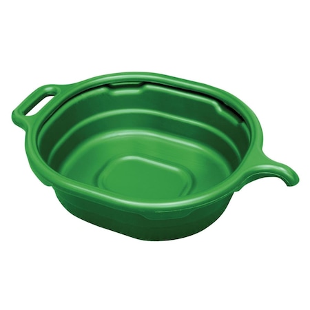 Tool Time 4.5 gal Oval Drain Pan, Green TO3036019