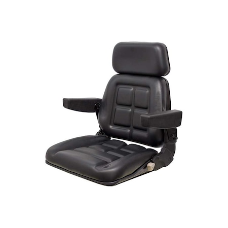 Uni Pro 235 Seat Top Assembly, Black Vinyl 7608