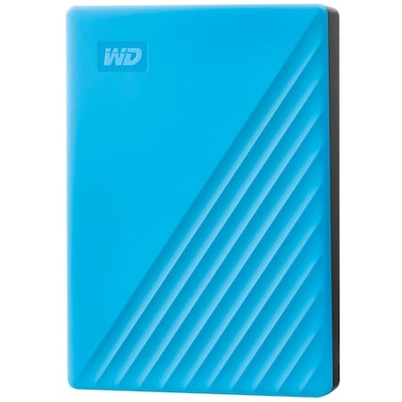 Western Digital WD My Passport WDBPKJ0040BBL-WESN 4 TB Portable Hard Drive - External - Blue WDBPKJ0040BBLWESN