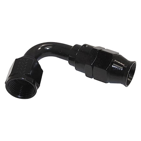 Fragola 681208-BL -8 AN 120 deg PTFE Hose End Fitting - Black FRG681208-BL